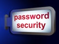 Security concept: Password Security on billboard background