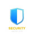 Security concept, shield icon