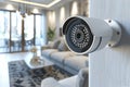 Security concepts integrate alarm systems with video crews for indoor setups, managing production controls and crew installations.