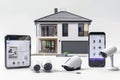 Security confirmation through data analysis integrates camera connections with protective alarm systems, managing personal privacy