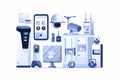 Security control systems integrate acoustic detection, remote commands, and responsive detection technology for comprehensive home
