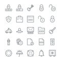 Security Cool Vector Icons 2 Royalty Free Stock Photo