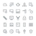 Security Cool Vector Icons 3 Royalty Free Stock Photo