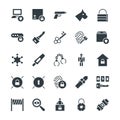 Security Cool Vector Icons 4 Royalty Free Stock Photo