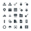 Security Cool Vector Icons 2 Royalty Free Stock Photo