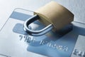 Security Credit Card Technology Lock Royalty Free Stock Photo