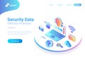 Security Data Protection Antivirus Laptop Cloud is