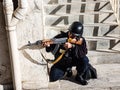 Security detail in Gardez in Afghanistan Royalty Free Stock Photo