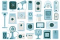Security enforced in camera stabilizers and networked protection features alarm systems, gimbals, and digital tripod settings.