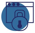 Security file protect, icon