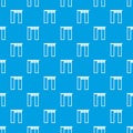 Security gate at airport pattern seamless blue Royalty Free Stock Photo