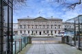 Leinster House in Dublin, home of the Irish parliament Royalty Free Stock Photo