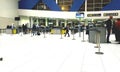 Security gates in Henri Coanda Airport Royalty Free Stock Photo