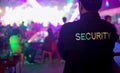 Security guard Asian in a nightclub