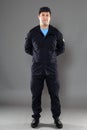 security guard full body Royalty Free Stock Photo