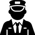 Security Guard Uniform Vector for Security and Safety Design Projects Royalty Free Stock Photo