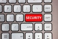 Security on keyboard search key internet search