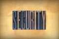 Security Letterpress