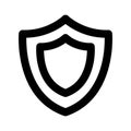 Security Line Style vector icon which can easily modify or edit Royalty Free Stock Photo