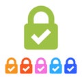 Security Lock Icons