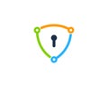 Security Lock Shield Security Icon Logo Design Element Royalty Free Stock Photo