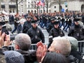 Security and Marching Band at the Inaugural Parade