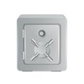 Security metal safe on white background. Vector image