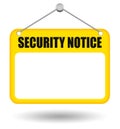 Security notice board
