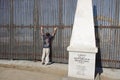 Security search on Mexican border Royalty Free Stock Photo