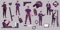 Security Service Flat Set