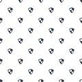 Security Shield pattern repeat seamless pattern. Vector geometric illustration. Stock vector illustration Royalty Free Stock Photo