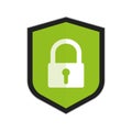 Security Shield Or Virus Shield - Vector Icon For Apps And Websites - Isolated On White Royalty Free Stock Photo