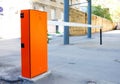 Automatic barrier and security system Royalty Free Stock Photo
