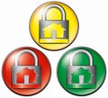 Security System Icons Royalty Free Stock Photo