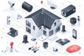 Security systems in homes use AI and machine learning to update cameras and network sensors for senior protection.