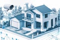 Security technology enhances networked security through CCTV observation, providing private protection with defense detection.