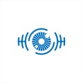 Security technology and surveillance icon symbol