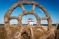 Security tower at the Toila beach