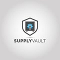 Security vault logo | Technology Security Vault Logo | vector design