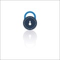 Lock icon, security vector icon Royalty Free Stock Photo