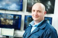 Security video surveillance chief Royalty Free Stock Photo
