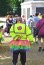 Security wearing a rainbow tutu at the Reading Pride Parade 2019 at Forbury Gardens