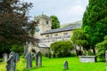 Sedbergh, Cumbria, St Andrews Church and clock tower Royalty Free Stock Photo