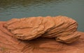 Sedimentary rock in the desert