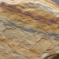 Of sedimentary rock displaying layers and patterns in shades of brown Royalty Free Stock Photo