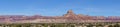 Panorama of american southwest desert landscape