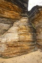 Sedimentary rock of Ritchie Ledges in Cuyahoga Valley National Park