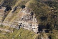 Sedimentary rocks, stratigraphy Royalty Free Stock Photo
