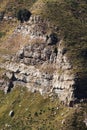 Sedimentary rocks, stratigraphy Royalty Free Stock Photo