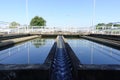 Sedimentation unit of Conventional Water Treatment Plant Royalty Free Stock Photo